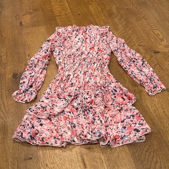 Aqua Girls Girls Dress Pink Blue and Black Size Small - Picture 1 of 3